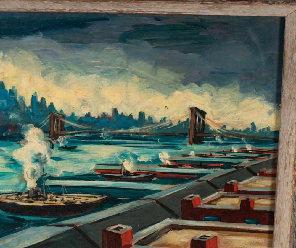 Edgar A. Stareck | : Two Works (New York City Scenes) (1917 - 1987 ...
