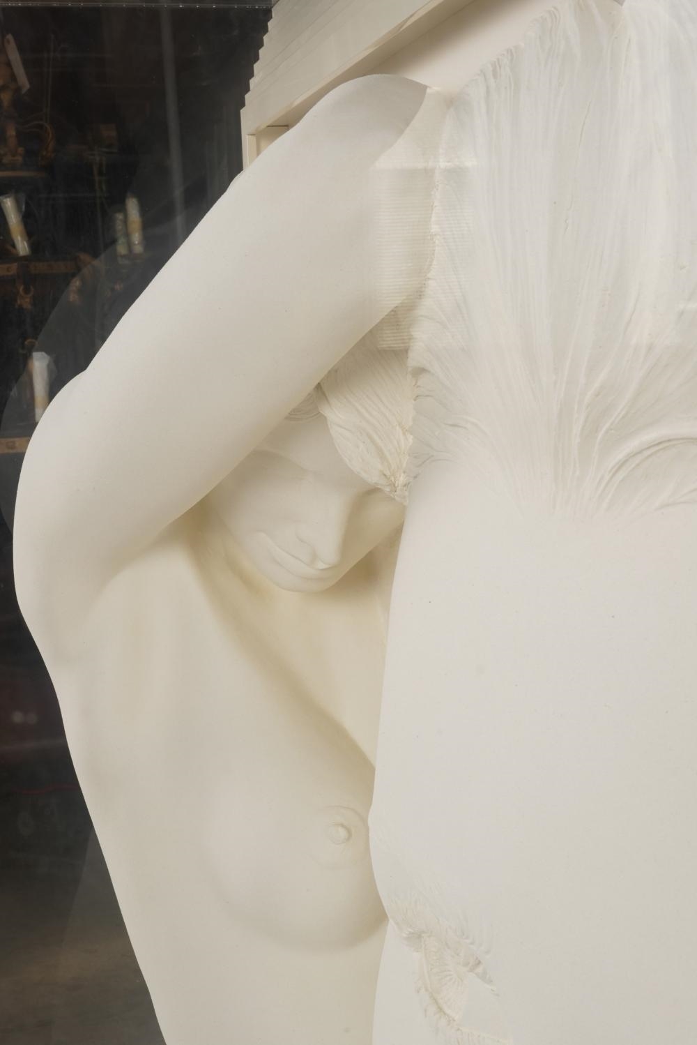 Artwork by Bill Mack, Nude in Profile (Wall Sculpture), Made of Sculpture