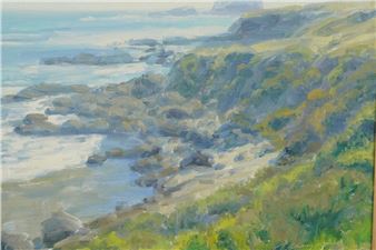 : Salty air at San Simeon - Trent Gudmundsen