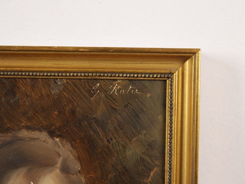Giovanni Rota | Young woman in a red dress (19th Century 20th Century ...