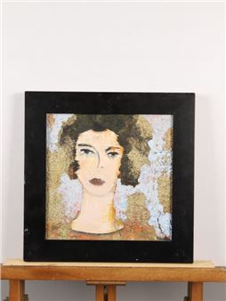 Young girl's face (framed) - Annik LePage