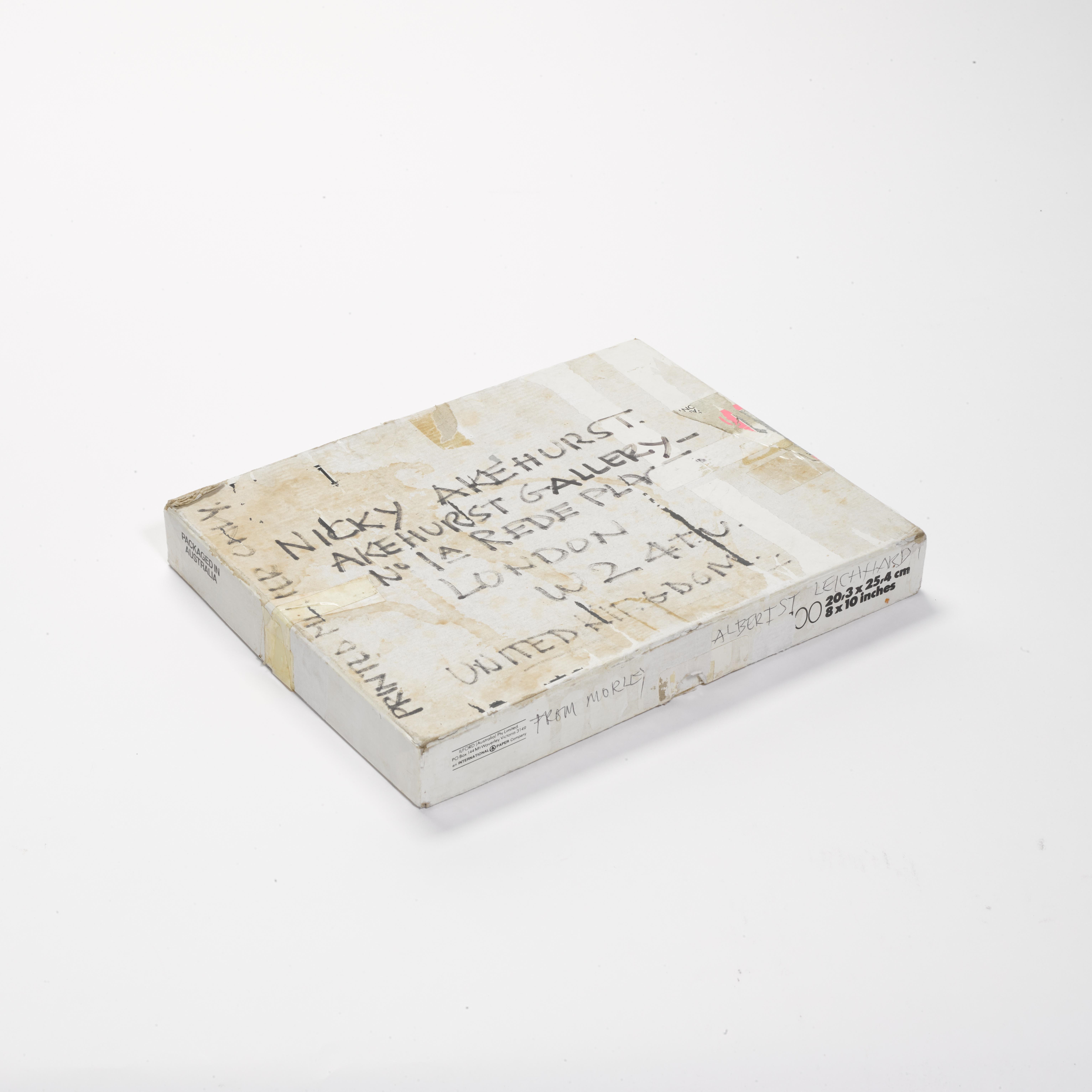 Artwork by Lewis Morley, Christine Keeler, Made of photographs, including contact prints, and gelatin silver prints