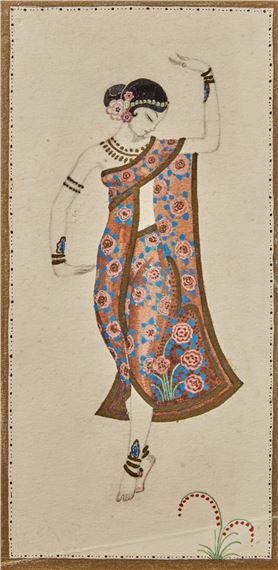Costume design for Hindu Dancer, Aladdin by Kay Nielsen, 1917-1919