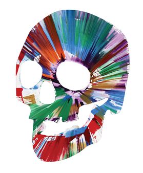 Skull Spin Painting - Damien Hirst