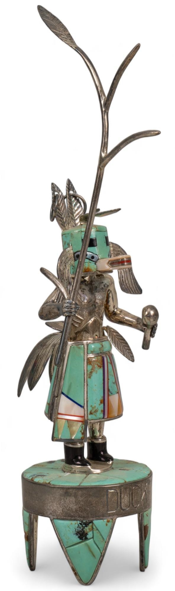 Artwork by David Freeland , Duck, Made of sterling silver