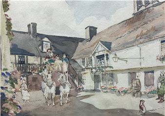 Coach and Horses Leaving the Inn - Anthony Sursham