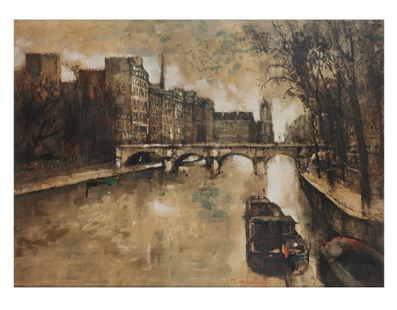 Michel de Gallard | Lungo la Senna, 1964 (1964) | MutualArt