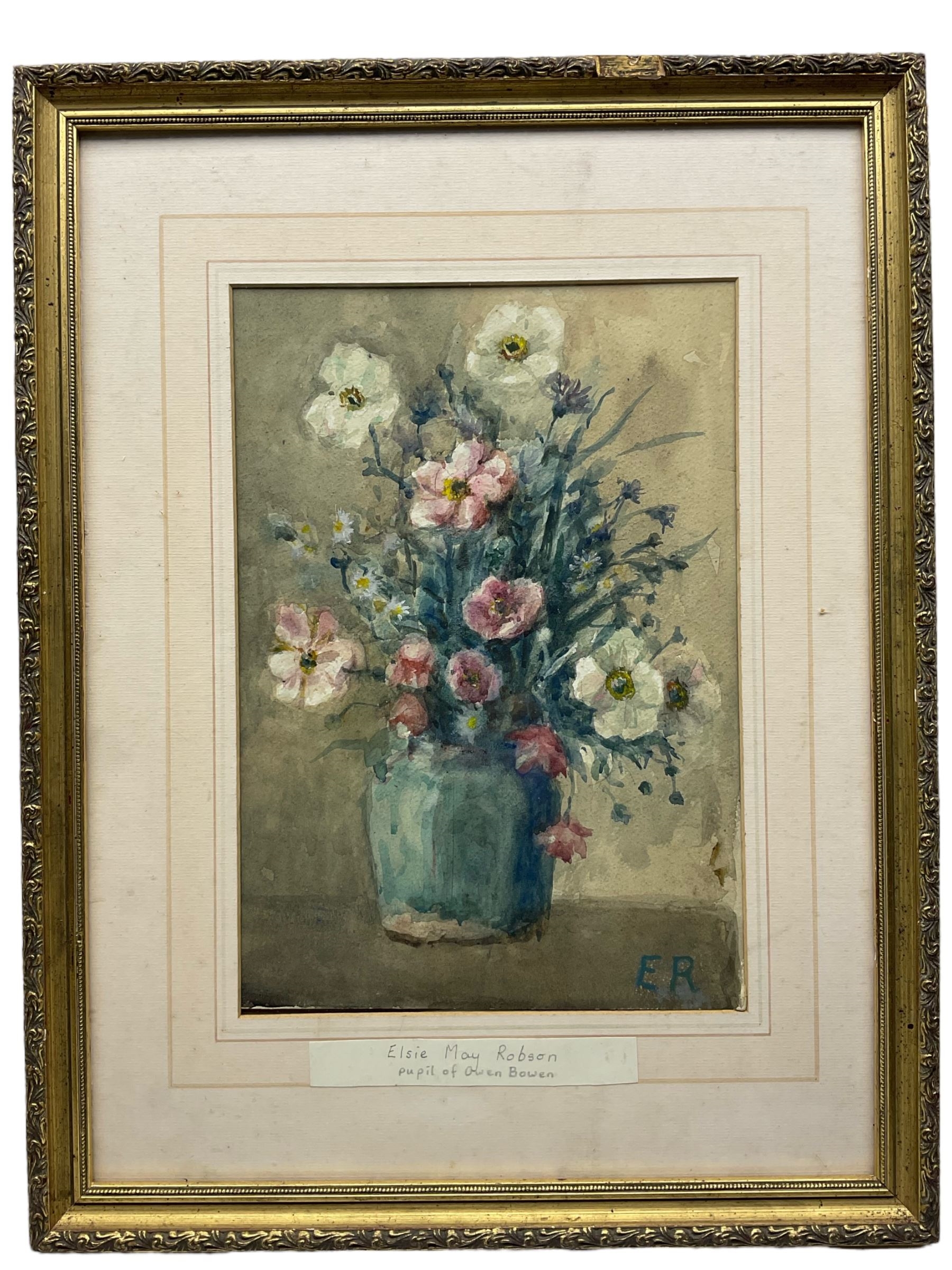Elsie May Robson | Still Life of Flowers in a Vase | MutualArt