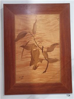A MICHAEL RETTER AUSTRALIAN MARQUETRY PANEL - Michael Retter