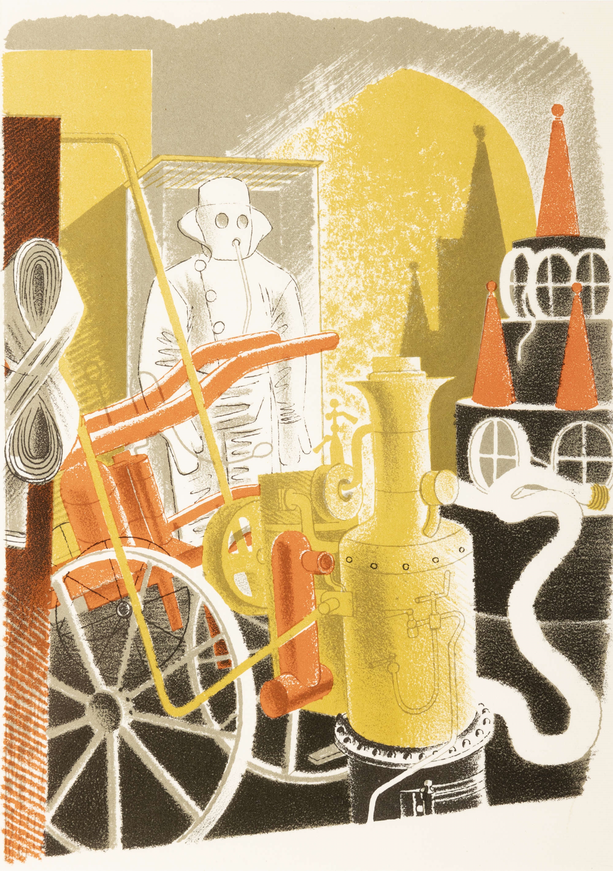 Eric Ravilious | High Street' - Fire Engineer | MutualArt