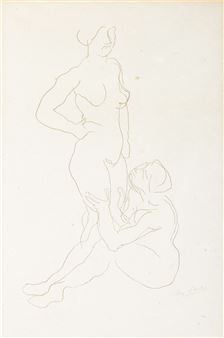 Two Nudes - Tony Burden