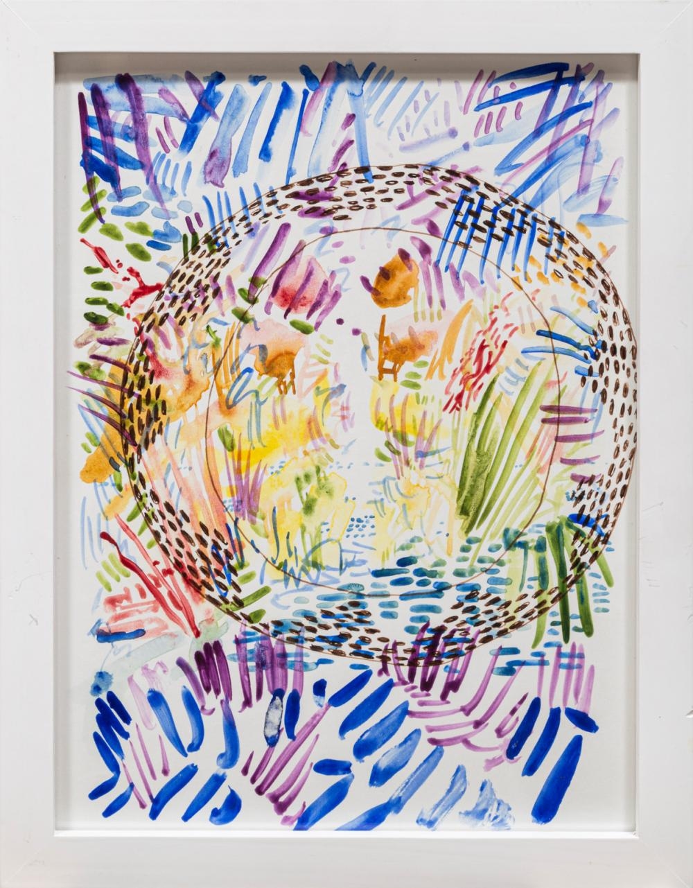 Artwork by Jules Buck Jones, Abstract Compositions, Made of watercolors on paper