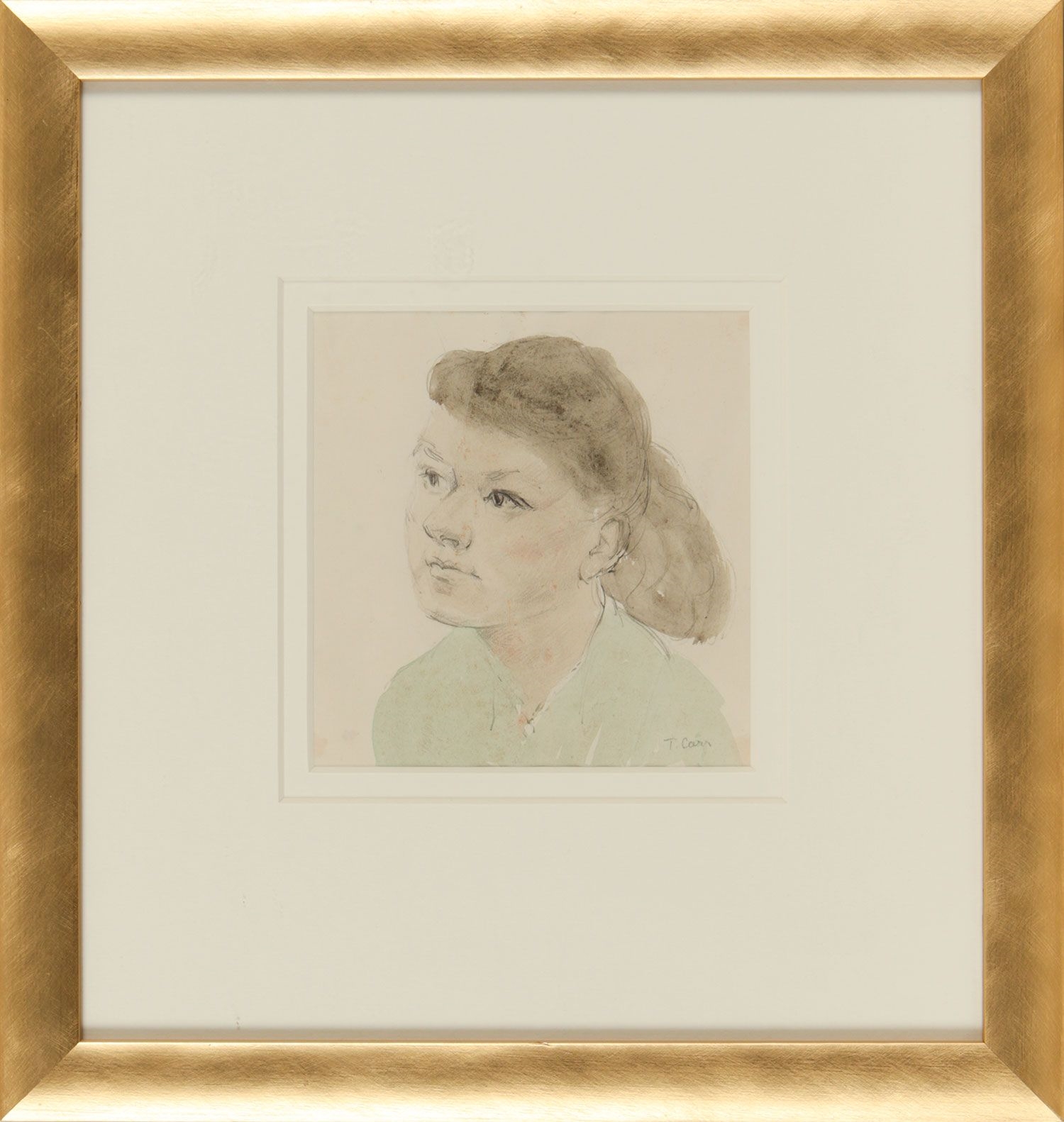 Thomas Carr | PORTRAIT OF A GIRL | MutualArt