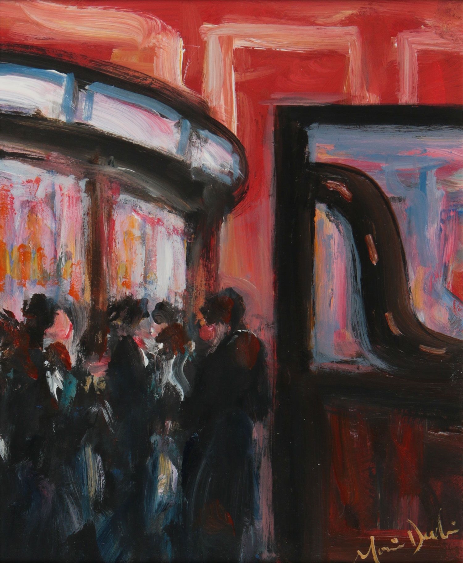 Marie Devlin THE HORSESHOE BAR, DUBLIN MutualArt