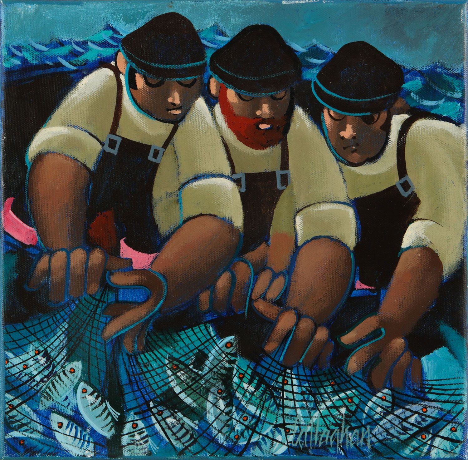 George Callaghan | PULLING IN THE CATCH | MutualArt