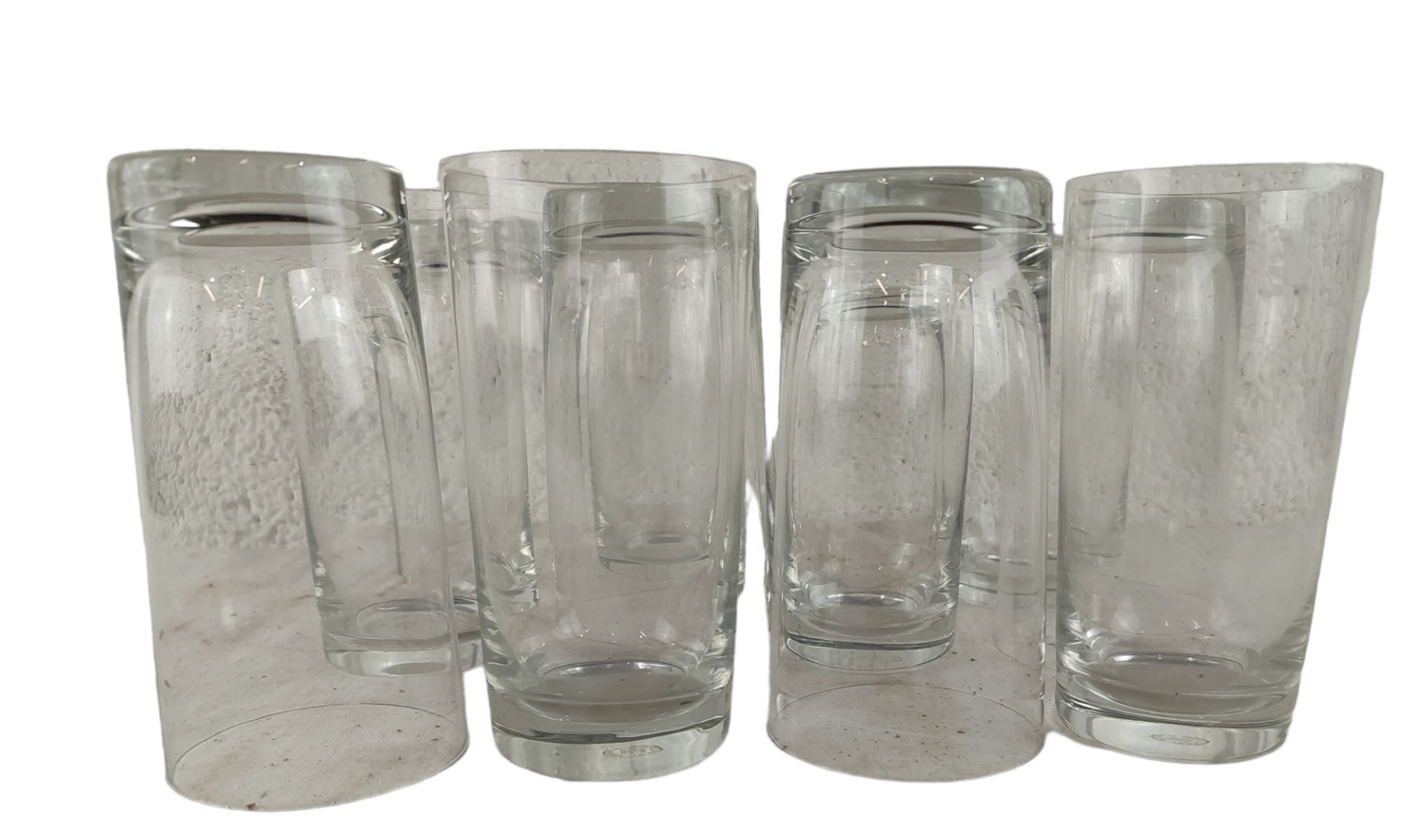 Lot De 4 Verres Art Déco Ciselés – Eau, Orangeade, Vintage Parfait état