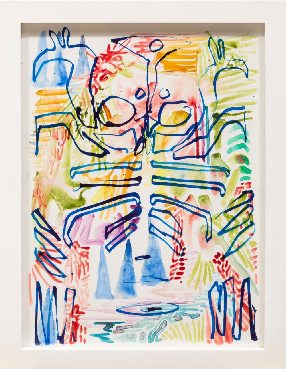 Artwork by Jules Buck Jones, Abstract Compositions, Made of watercolors on paper