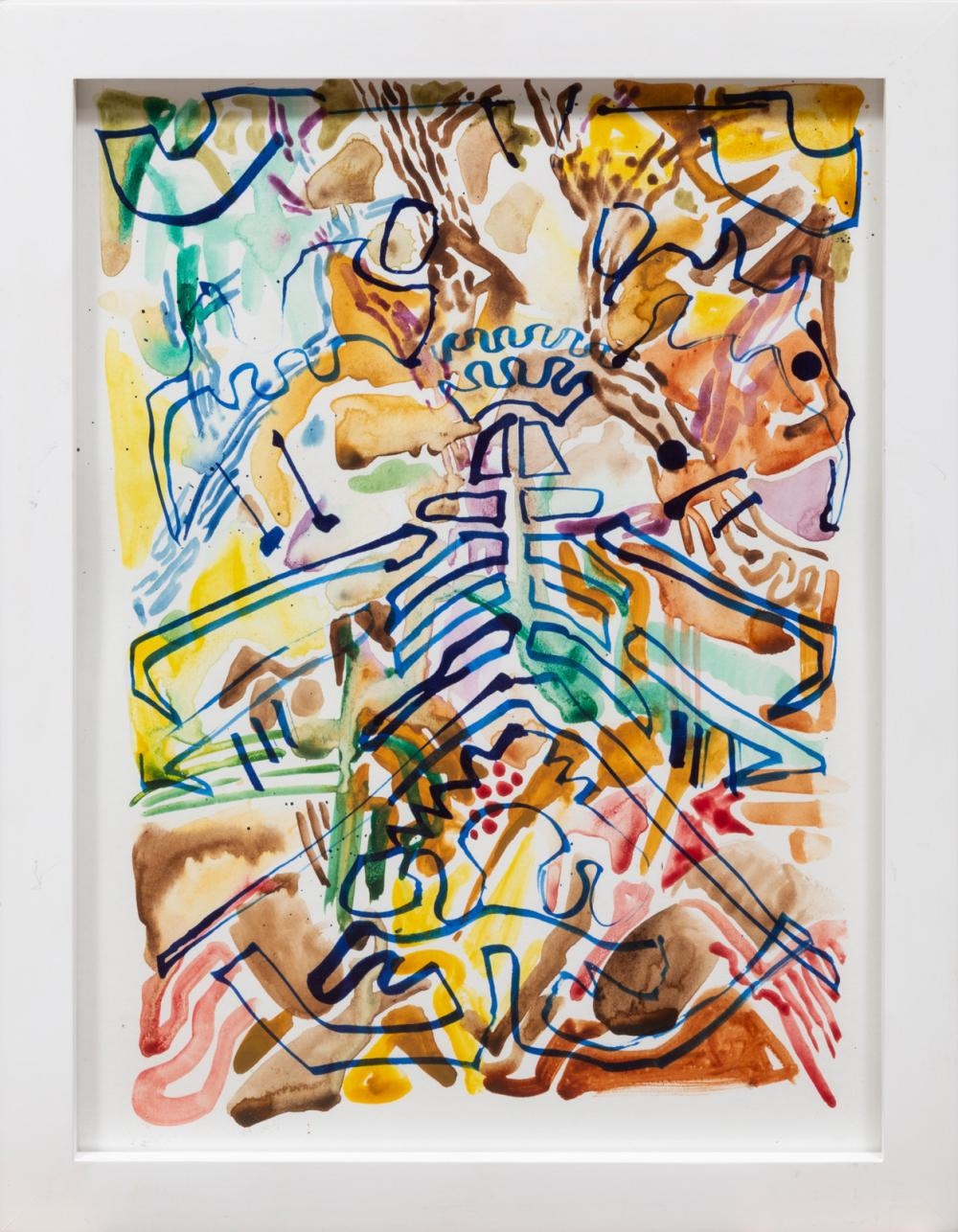 Artwork by Jules Buck Jones, Abstract Compositions, Made of watercolors on paper