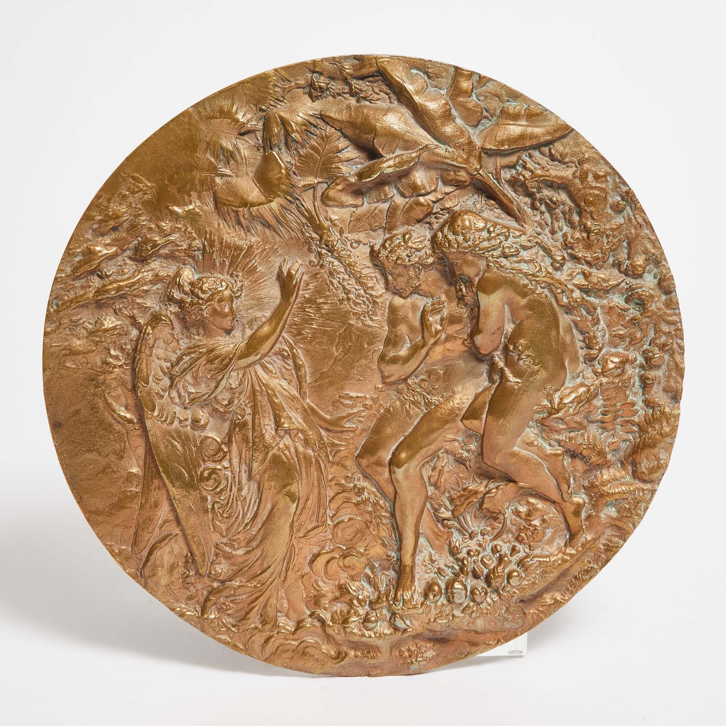 Ivor Rhys Lewis | THE EXPULSION OF ADAM AND EVE FROM THE GARDEN OF EDEN ...