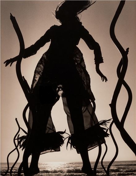 Cecelia', Forte dei Marmi, Italy' (Cecelia Chancellor by Albert Watson, 1989