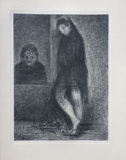 The dancer and the cashier by Georges Seurat, 1948