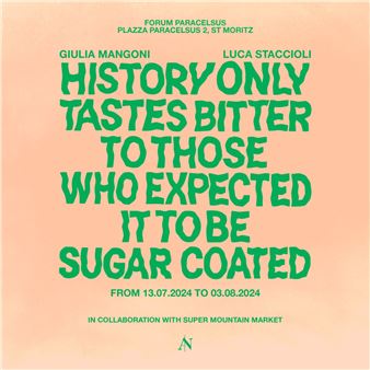 Giulia Mangoni & Luca Staccioli: History Only Tastes Bitter To Those Who Expected It To Be Sugar Coated - ArtNoble Gallery