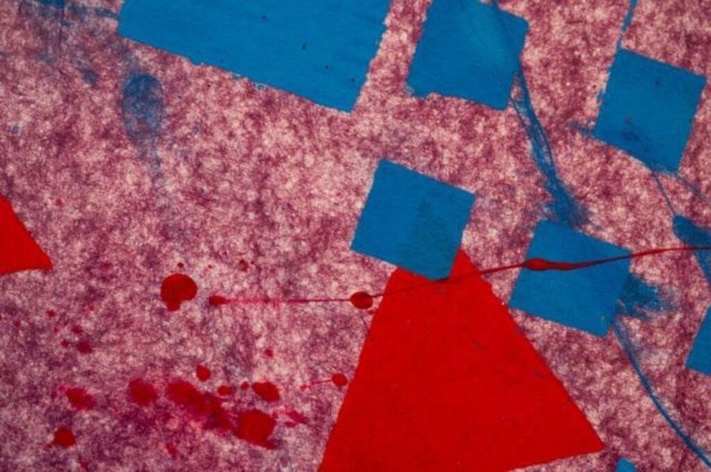 Artwork by Frank Rowland, Abstract Artwork by Frank Rowland, Made of black and gilt