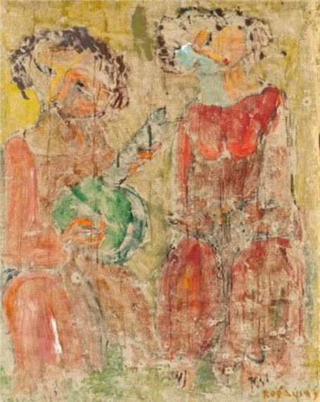 Alfred Rogoway | Framed Figural Painting by Alfred Rogoway | MutualArt