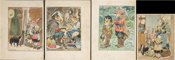 The Wolf, the Fox... - Lot - Jean Matet