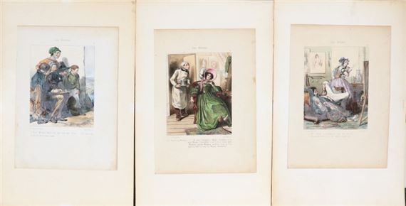 "Les Artistes" by Paul Gavarni