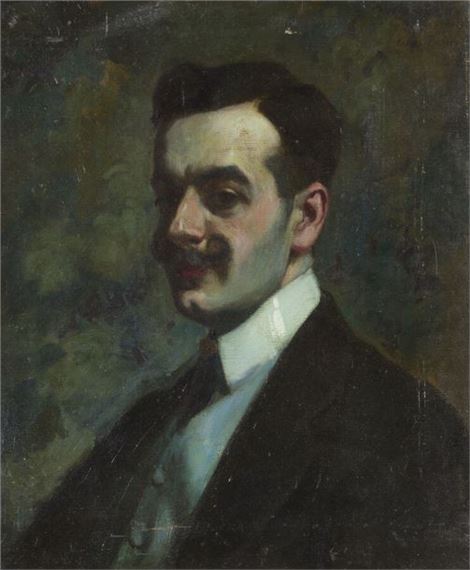 Portrait of Constantin Photiadès ( by Louis Valdo-Barbey, early 20th century