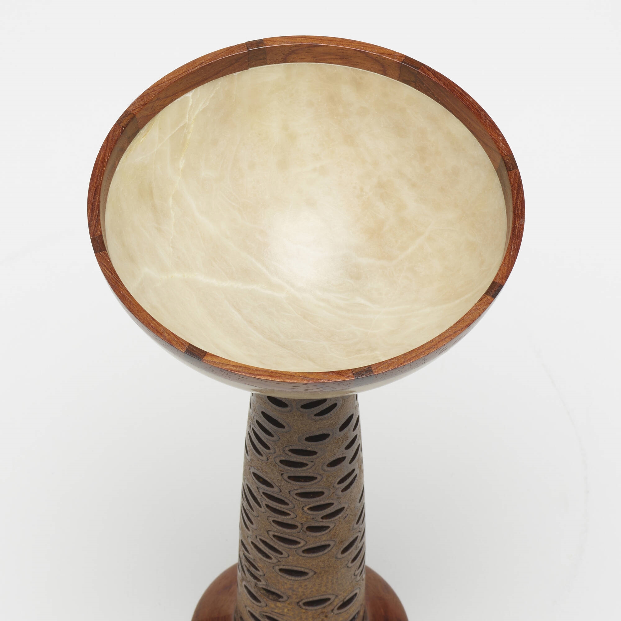 Artwork by Guy Michaels, Chalice, Made of alabaster