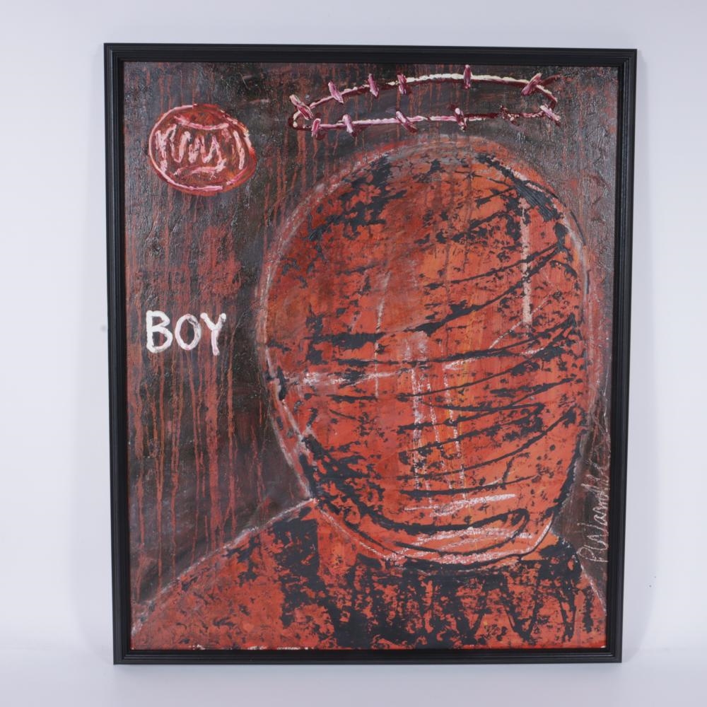Artwork by Paul Andrew Wandless, Boy, 2003, Made of oil on canvas