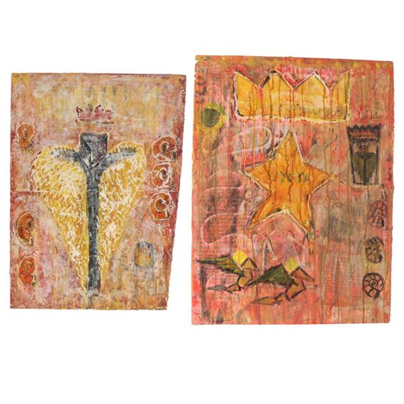 2 abstract works, 1997