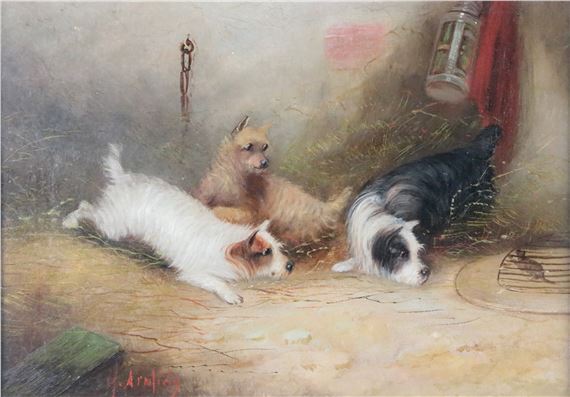 George Armfield | Terriers Ratting | MutualArt