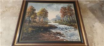 The river - Nicolaas Charles van Vulpen