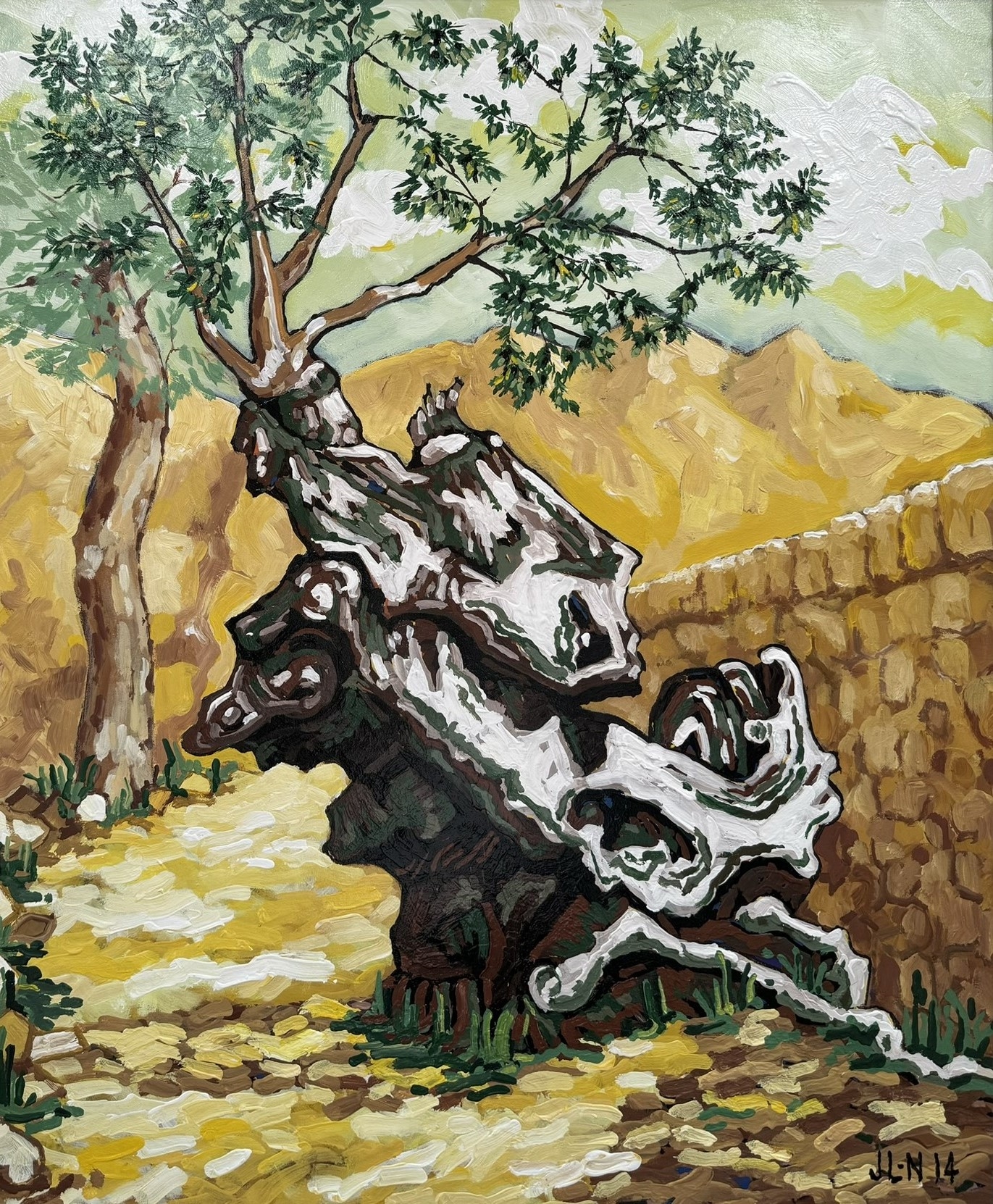 John Locke Necrews | John Locke Necrews Olive Tree | MutualArt