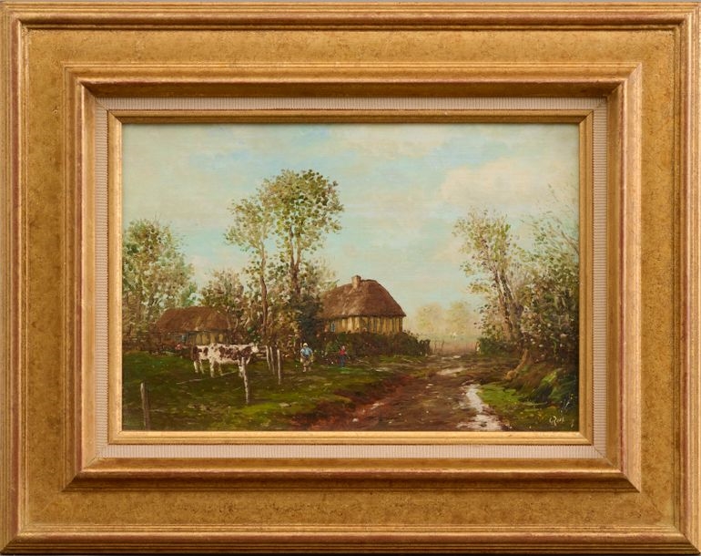 Gérard Roux | The two oxen | MutualArt