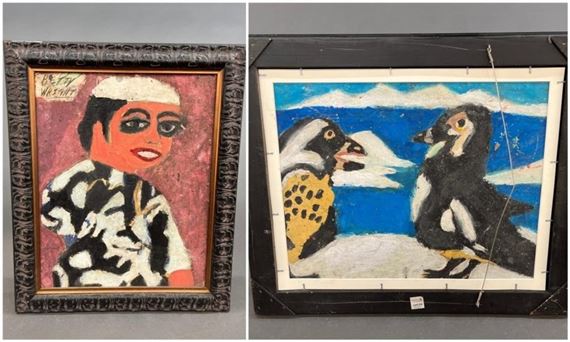 Chuckie Williams | Artist Chuckie, Betty Wright and Birds | MutualArt