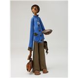 Man met aktetas en schaal by Štefan Gúber