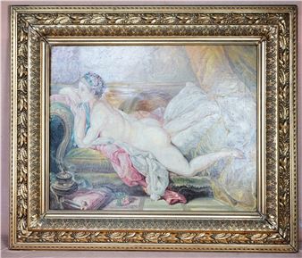 Girl Reclining - Louise O'Murphy