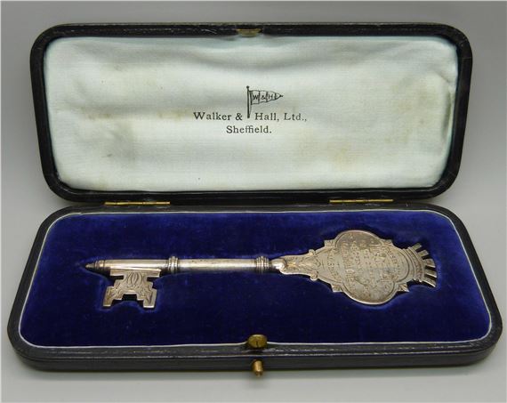 Walker & Hall | A hallmarked silver key by Walker & Hall (1923) | MutualArt