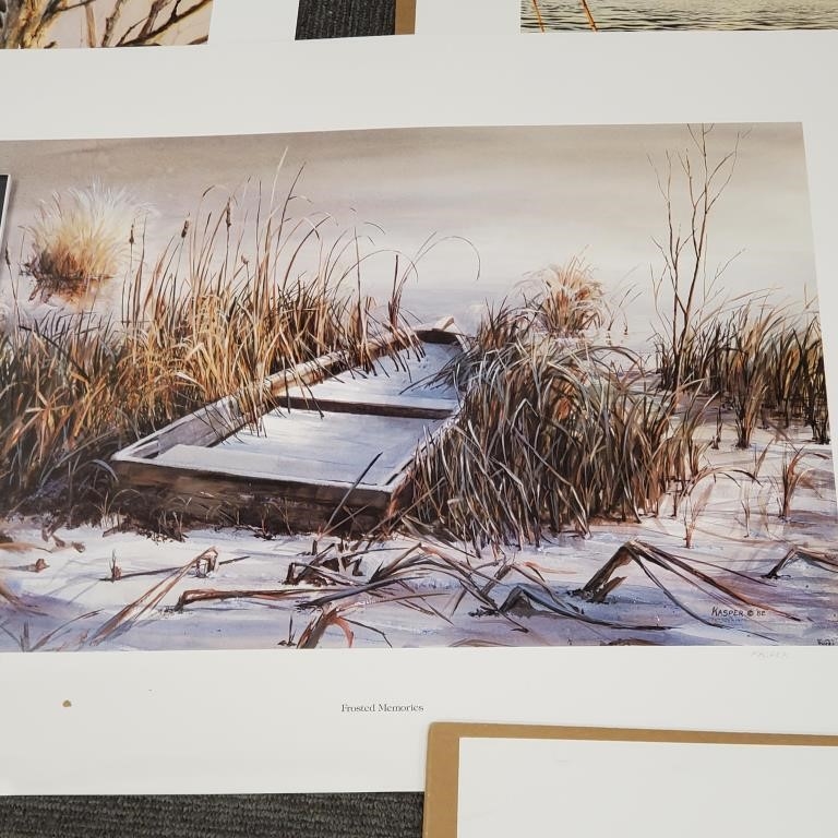 Gary Moss | Group of unframed, signed, etc. wildlife prints | MutualArt