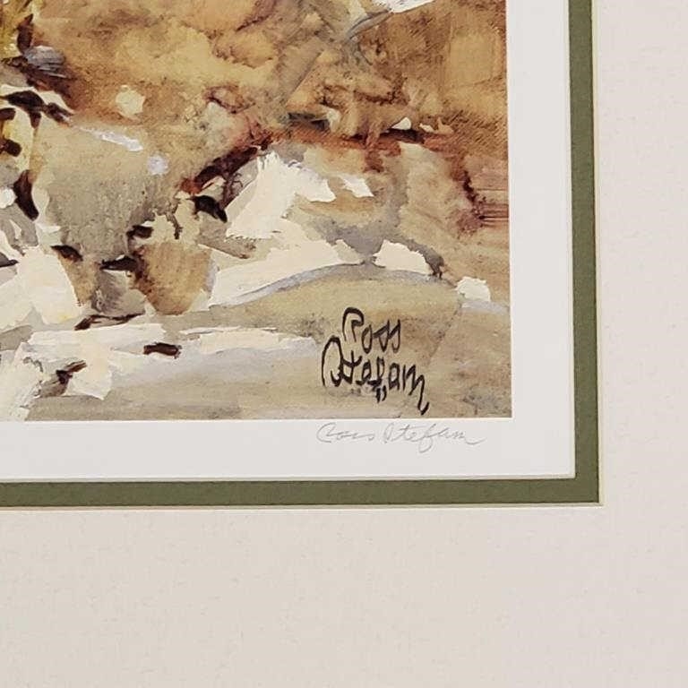 Ross Stefan | Pencil signed Ross Stefan A.P. litho- framed | MutualArt