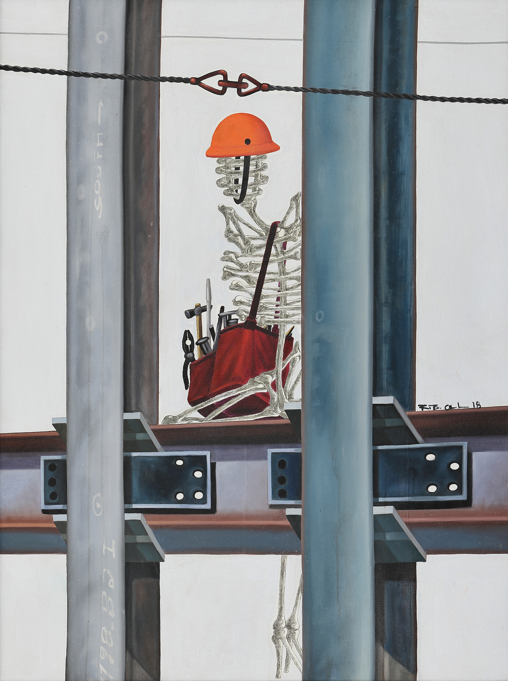 Artwork by Ram Bali Chauhan, Untitled, Made of Mixed media on canvas