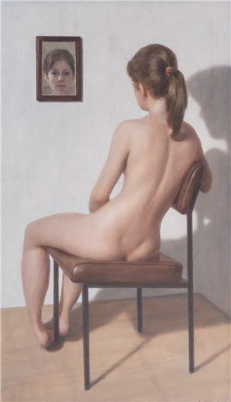 ‡ HARRY HOLLAND oil on panel - entitled verso by Harry Holland, verso 1999