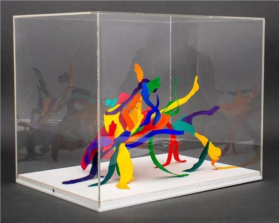 K. Wesselmann Abstract Composition Sculpture - K. Wesselmann