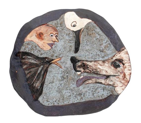 Deb Stabley "And the Wolf Feared None" Plaque - Deb Fleck-Stabley