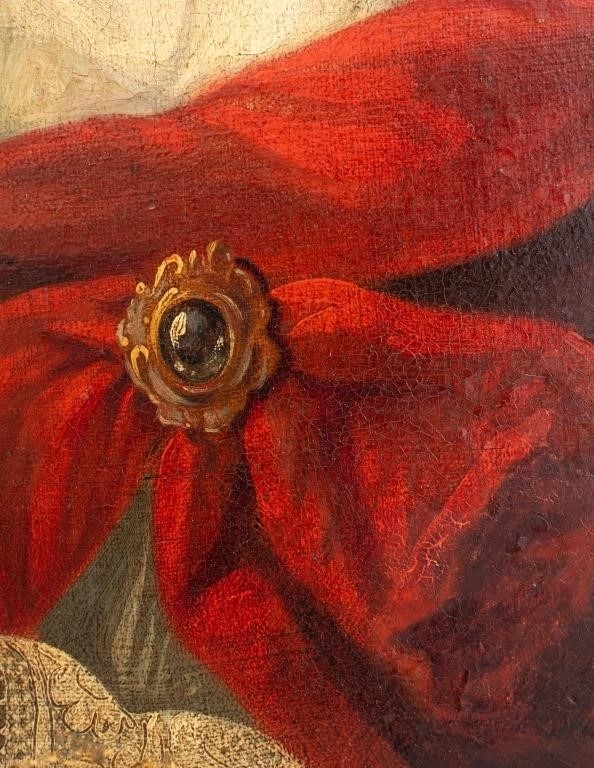 Artwork by Paul Mignard, After Paul Mignard Portrait of Lady Oil on Canvas, Made of Oil on Canvas