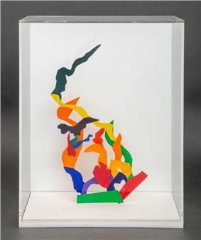 K. Wesselmann Abstract Composition Sculpture - K. Wesselmann